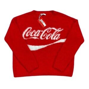 Vintage coca cola logo sweatshirt Large